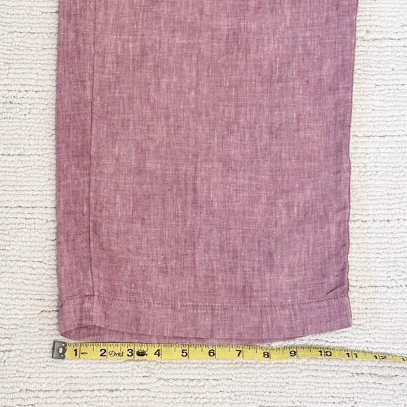 ATHLETA Cabo Women’s 14 Pink Wide Leg Pants Pull-on Drawstring Vacation Plus - Picture 9 of 12